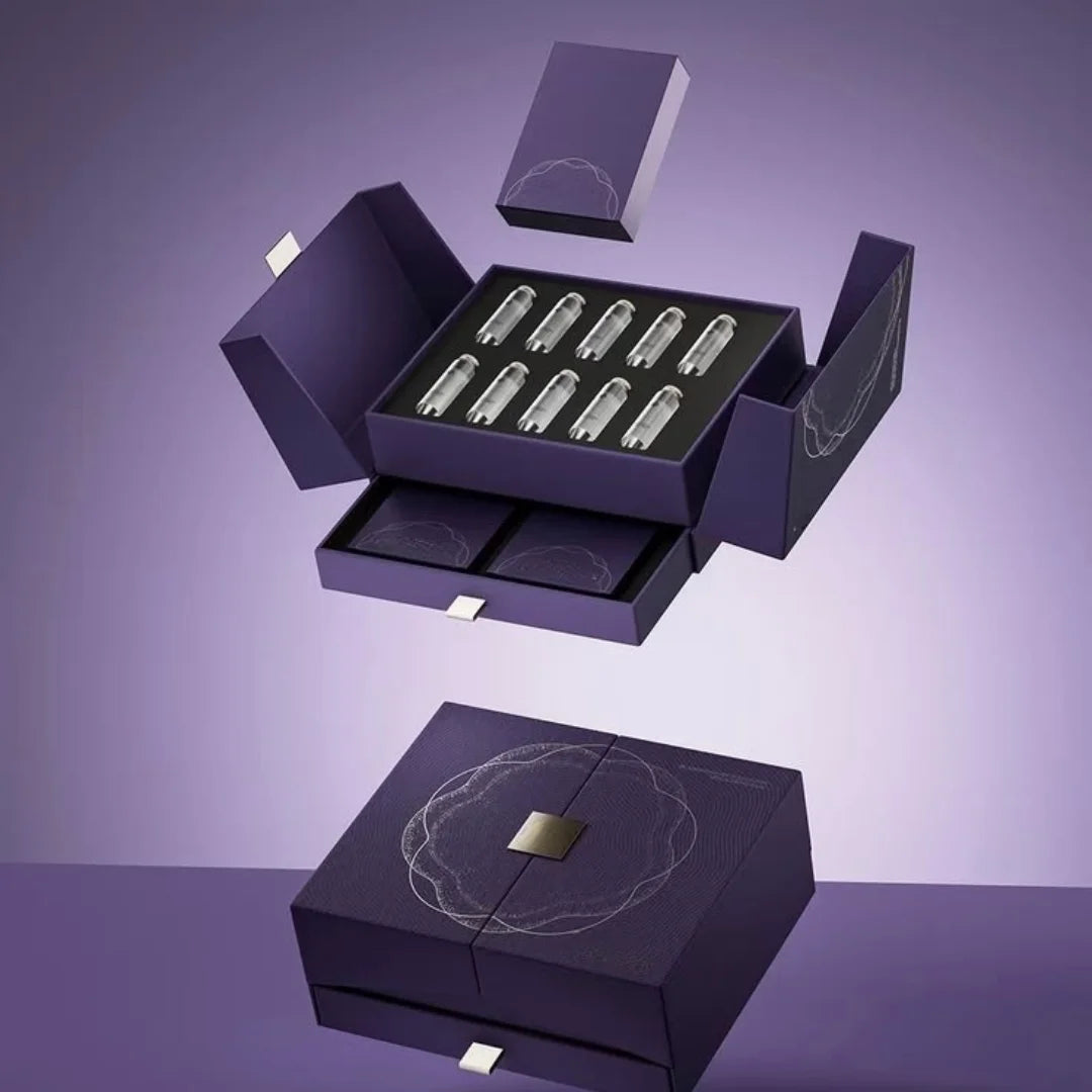 Celestial Discovery Collection – 10 Vial Luxury Perfume Sample Box