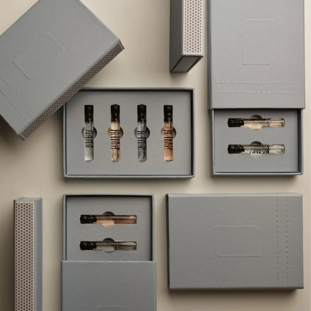Aroma Explorer Discovery Kit – 4 Perfume Sample Vial Box