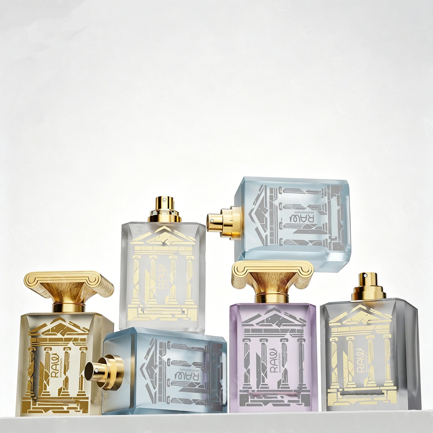 Pantheon Elite Luxury Glass Perfume Bottle