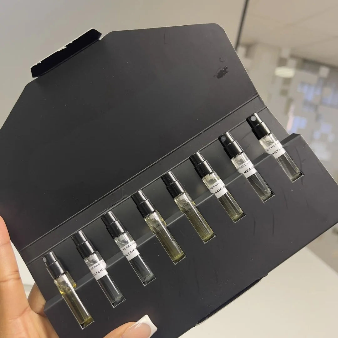 Elite Black Discovery Collection – 8 Bottle Perfume Sample Kit