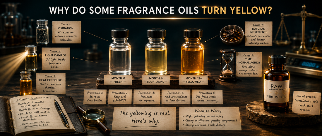 Why Do Some Fragrance Oils Turn Yellow ?