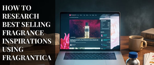 Research best-selling fragrance inspirations using Fragrantica for perfume development