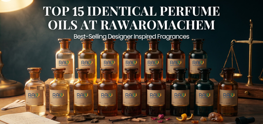 “Top 15 identical perfume oils by Rawaromachem with designer-inspired fragrances.”