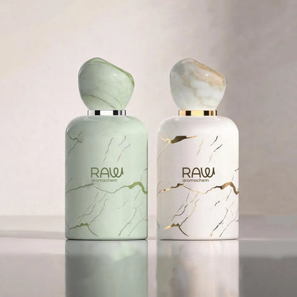 Luxury Marble Finish Perfume Glass Bottle
