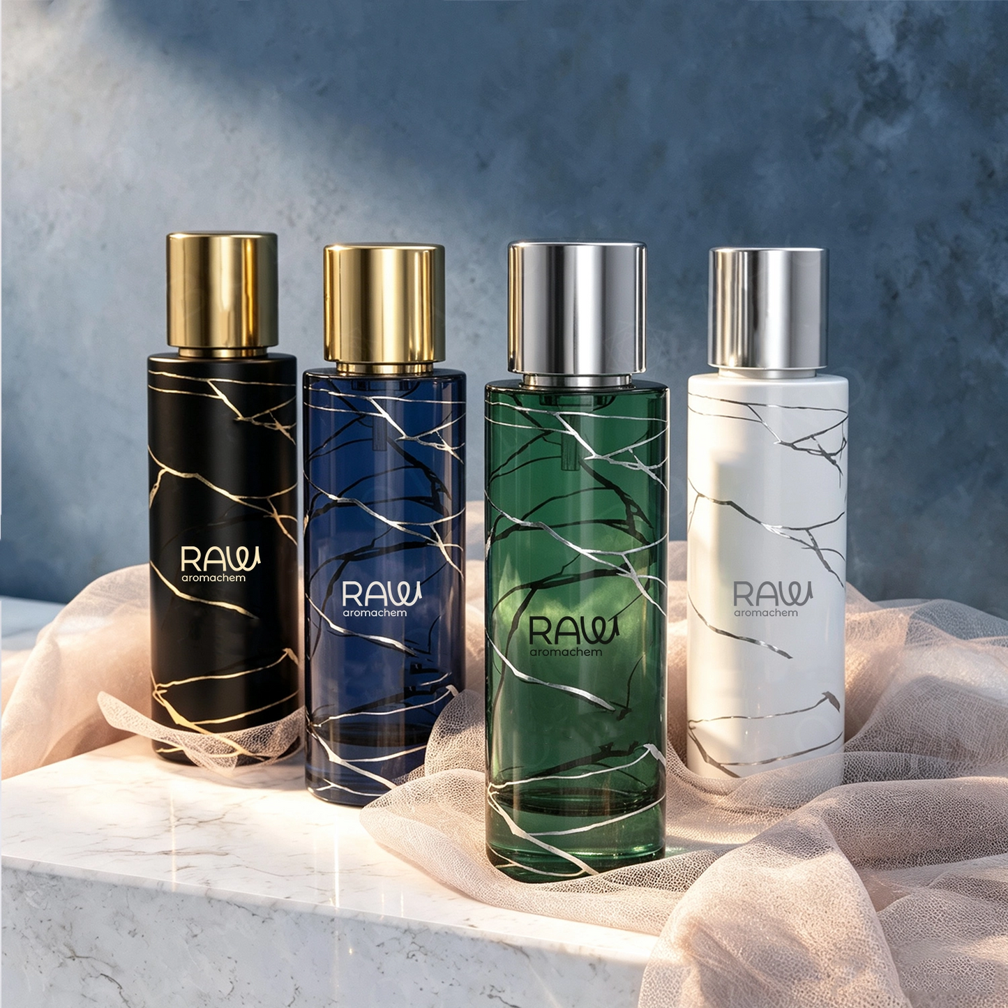 Marble Noir Luxury Travel Perfume Bottle