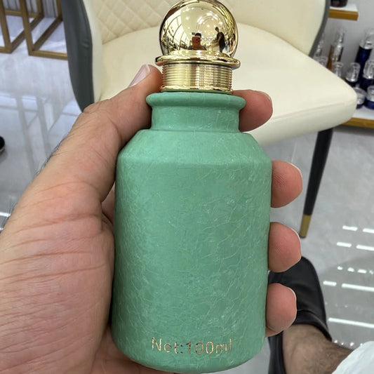 Emerald Orb Ice Crystal Perfume Bottle