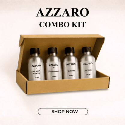 4 × 25 ml Premium Perfume Oils | Identical like Azzaro