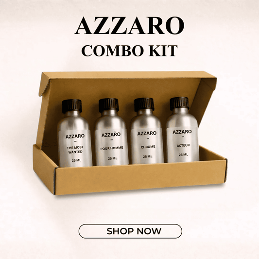 4 × 25 ml Premium Perfume Oils | Identical like Azzaro