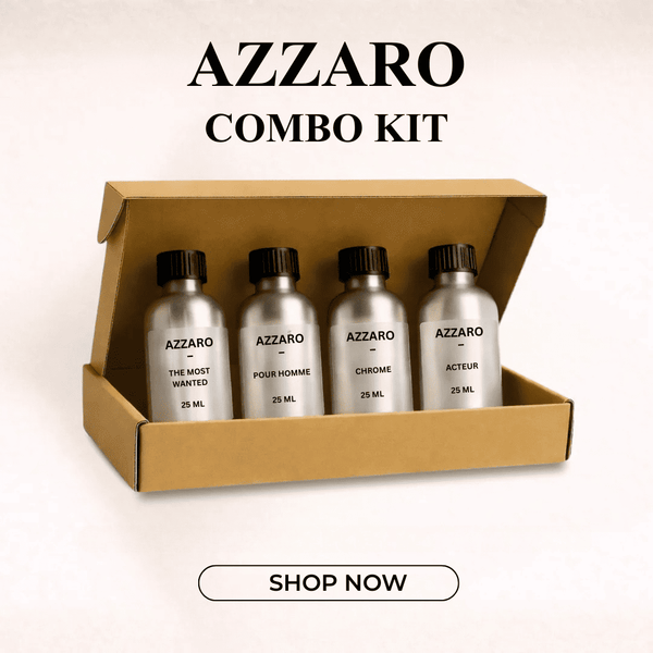 4 × 25 ml Premium Perfume Oils | Identical like Azzaro
