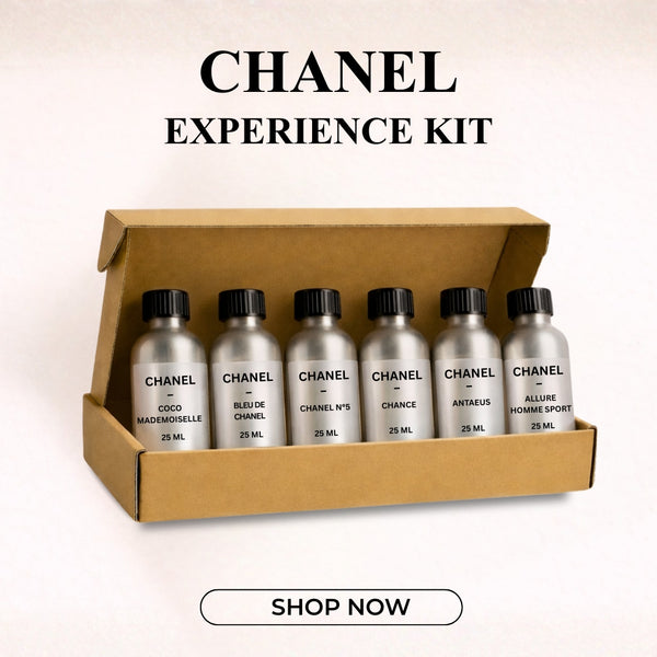 6 × 25 ml Premium Perfume Oils | Chanel Experience Kit
