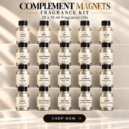 Top 20 Compliment Magnets Fragrance Oils Kit | 20x10ml