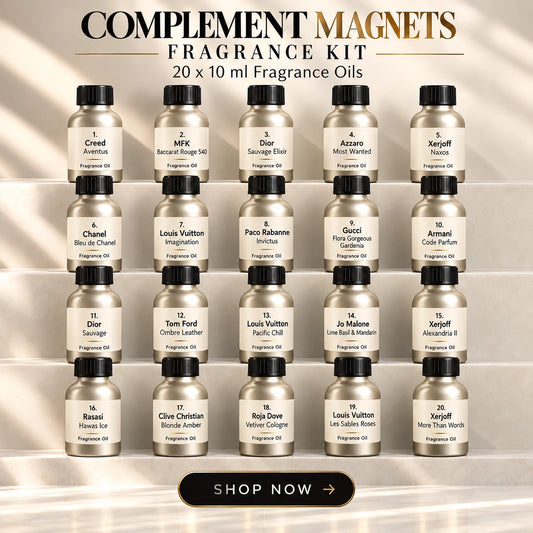 Top 20 Compliment Magnets Fragrance Oils Kit | 20x10ml