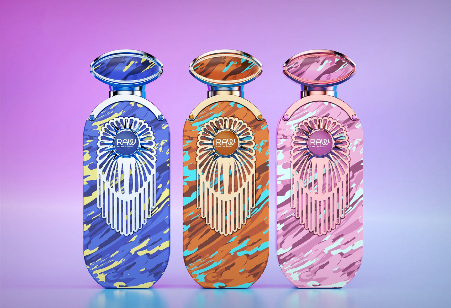 Aurora Crest Perfume Bottle