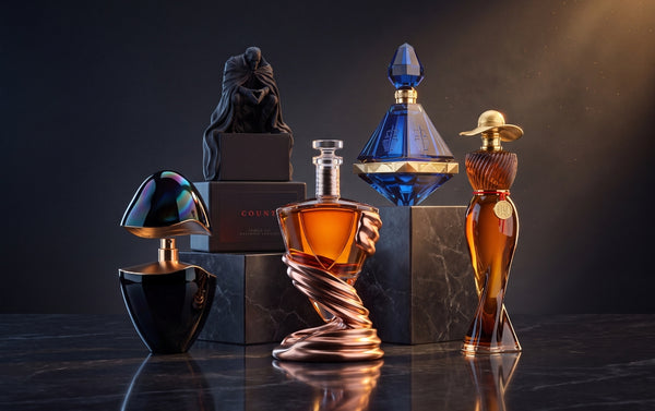 Luxury Glass Bottles, Spray & Caps