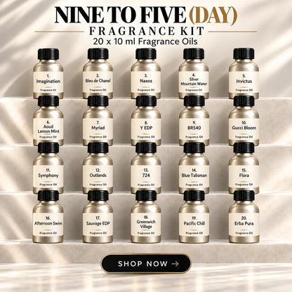 Top 20 Nine to Five (Day) Fragrance Oils Kit | 20x10ml