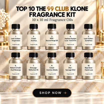The 99 Club Klone Fragrance Oils Kit | 10x10ml