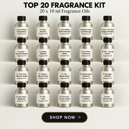 Top 20 Fragrance Oils Kit | 20x10ml