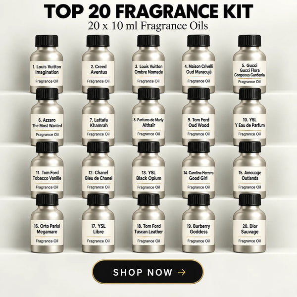 Top 20 Fragrance Oils Kit | 20x10ml