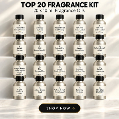 Top 20 Winter Fragrance Oils Kit | 20x10ml