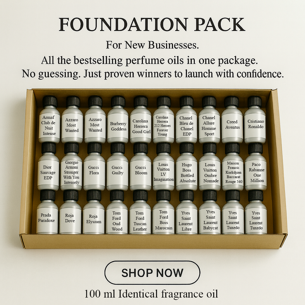 FOUNDATION PACK - For New Businesses (100ml x 29 Fragrance Oils)