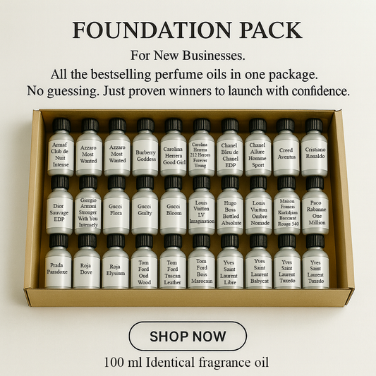 FOUNDATION PACK - For New Businesses (100ml x 29 Fragrance Oils)